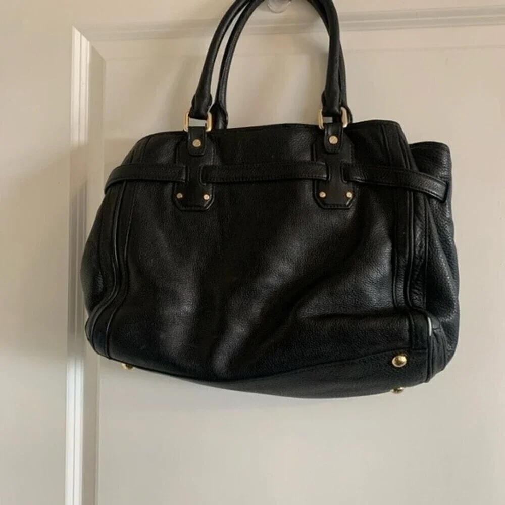 Michael Kors Hudson Tote Satchel Leather Bag - Picture 9 of 10